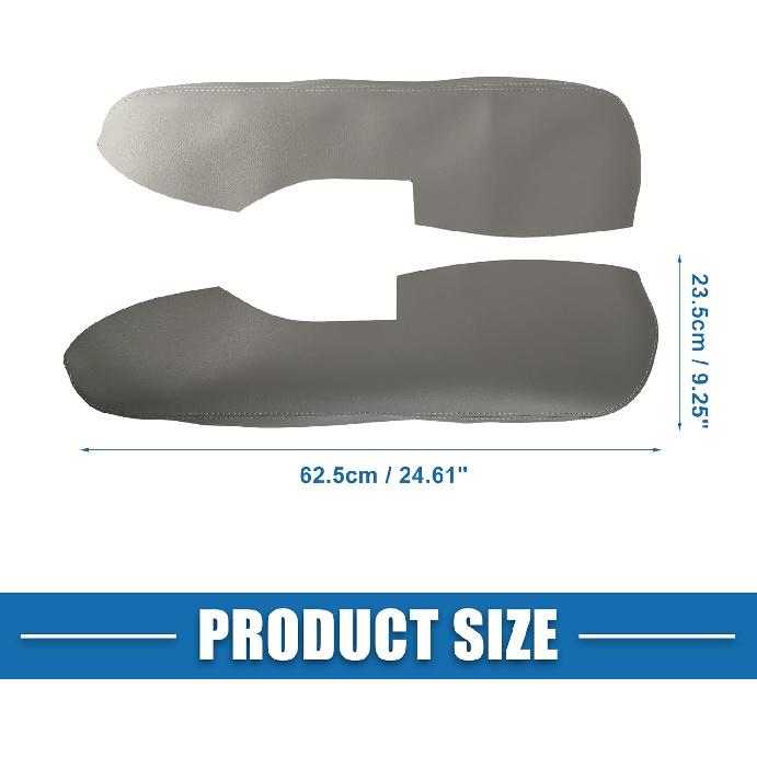 Auto Vordertürverkleidung Armlehnenabdeckung Innenraum Türverkleidungen für Acura TL 2009-2014 Grau 1 Paar