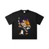 260 GSM Double Yarn 32 Count 100% Cotton Dragon Ball V68 Goku Samurai Print Unisex Heavy Cotton T Shirt