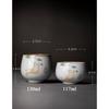 Ru Kiln Crackle Glaze Ceramic Tea Cup Kung Fu Tea Set