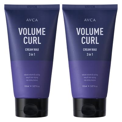Abca 3 In 1 Volume and Curl Cream Wax, 2 Units, 150ml