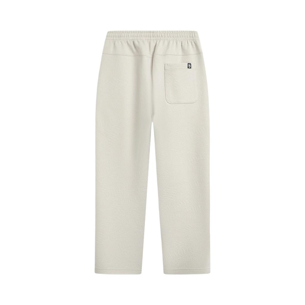 Li Ning Badfive Solid Color Soft Lace-Up Simple Versatile Casual Pants Men bottoms AKLV773-1