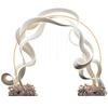 280cm Gold Backdrop Stand, Round Metal Wedding Arch for Birthday Party, Bridal Shower, Graduation, Ceremony