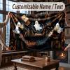 Coperta Morbida e Accogliente a Tema Magia Fantasy con Nome Personalizzato per Divano Letto Casa
