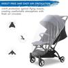 Baby Mosquito Net for Stroller Reusable Bug Net for Stroller Portable Mini Crib Portable & Durable Baby Insect Netting