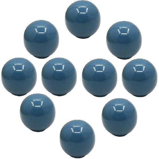 10 Pcs Vintage Colorful Ceramic Door Drawer Handles, 33mm Round Drawer Knobs, Furniture Knobs, Door Knobs, Ball Shape Furniture Handles for