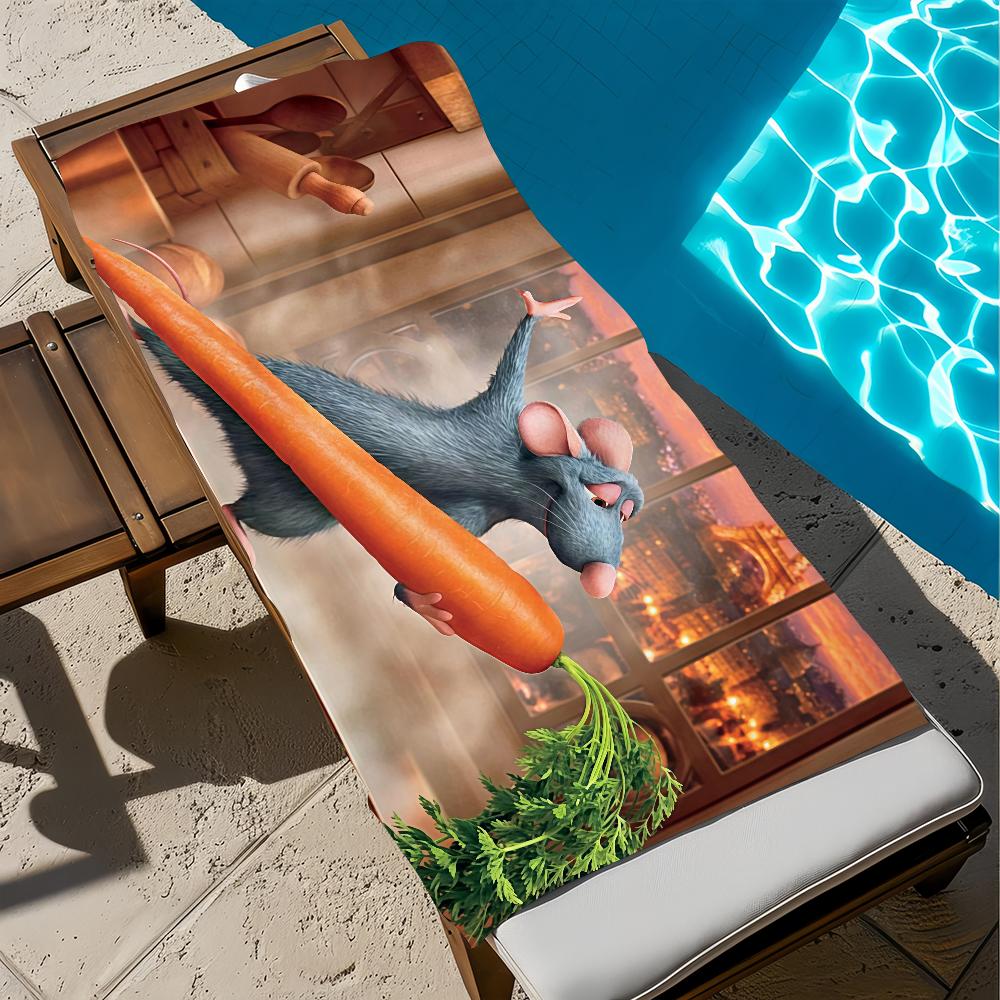 Towel Film Beach Bath Quick-Drying Lightweight Portable Sauna Camping Swim R-RatatouilleS-ES Pool Travel