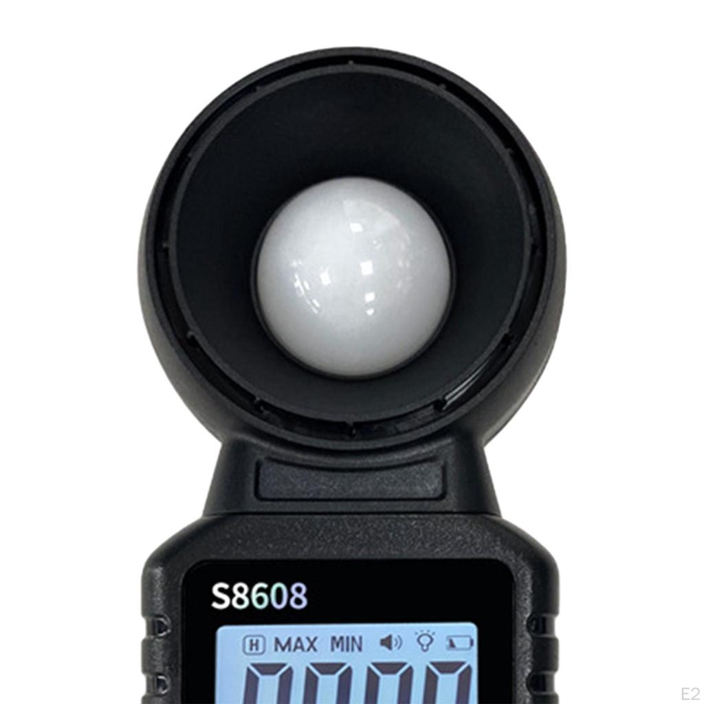 Digital Illuminance Light Meter Tester Luxmeter Fast Response Handheld Measurer for Lighting