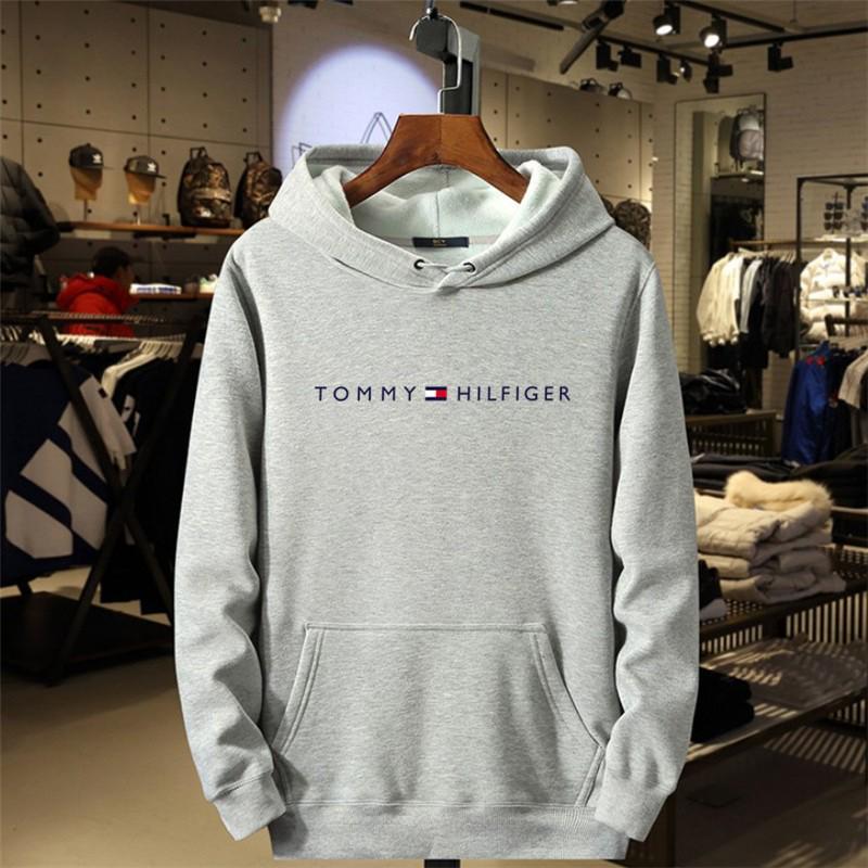 2025 Men's Trendy Fleece Hoodie with Printed Hood