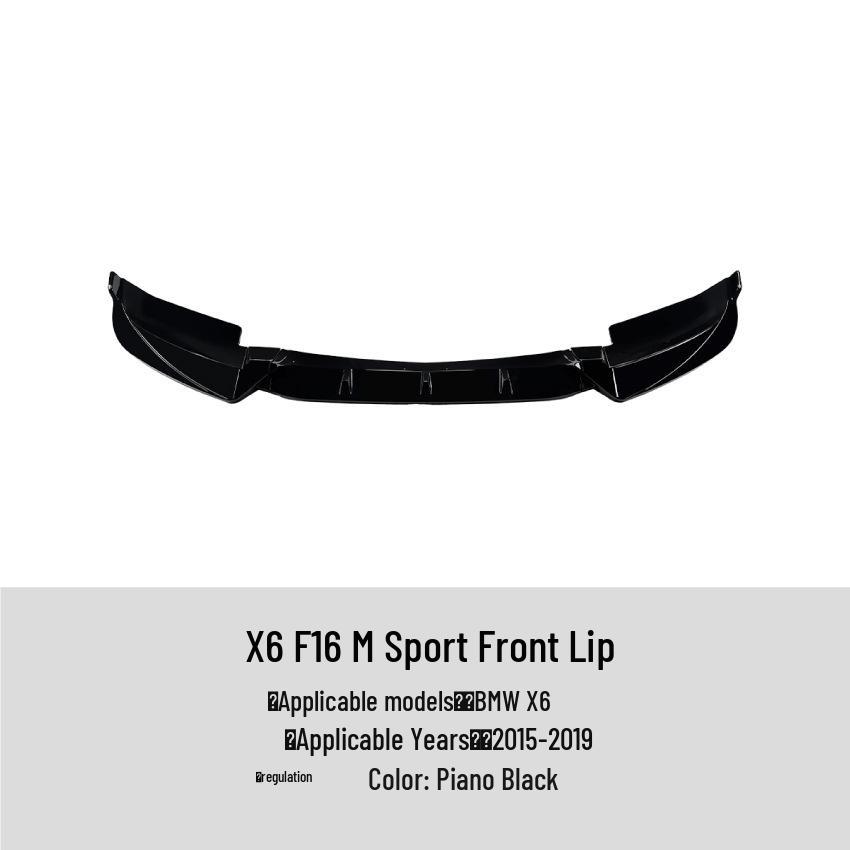 BMW X6 F16 Sport (2015-2019) Front Lip, Wind Knife, Rear Wing, Rear Lip, Louver Modifications