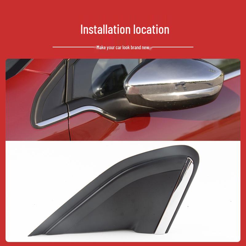 Compatibel Driehoeksplaatje voor Spatbord voor Peugeot 2008 (9678382180, 9678381080, 9814033380)