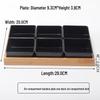Japanese Style Six-Compartment Snack & Dry Fruit Serving Tray