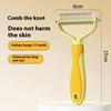 Grzebień do rozczesywania sierści, szczotka do usuwania podszerstka, usuwacz sierści dla kota i psa, narzędzie do pielęgnacji szczeniąt, rozcinacz kołtunów dla kotów i psów, artykuły dla zwierząt