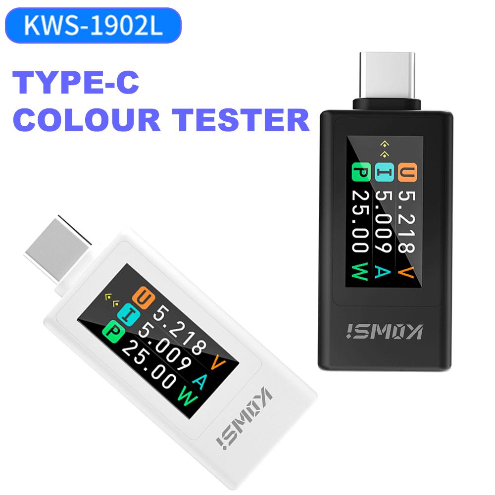 DC 4-30V 0-8A Digital Voltage Current Power Meter 240W Tester Type C Interface Voltmeter Amperemeter Monitor Data Storage