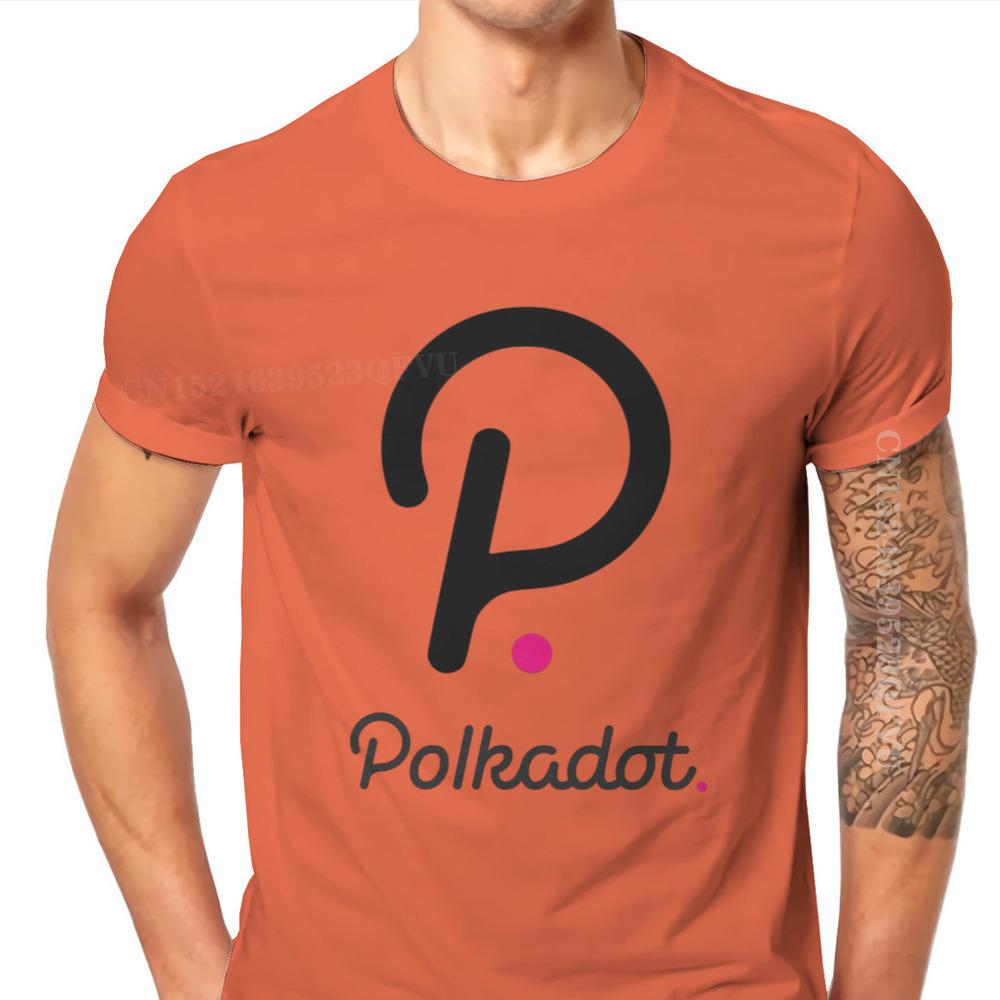 Polkadot Cryptocurrency Crypto Miner Men T Shirts Classic Graphic Big Size Vintage Tshirts Top Sell Harajuku Men Tshirt Clothing
