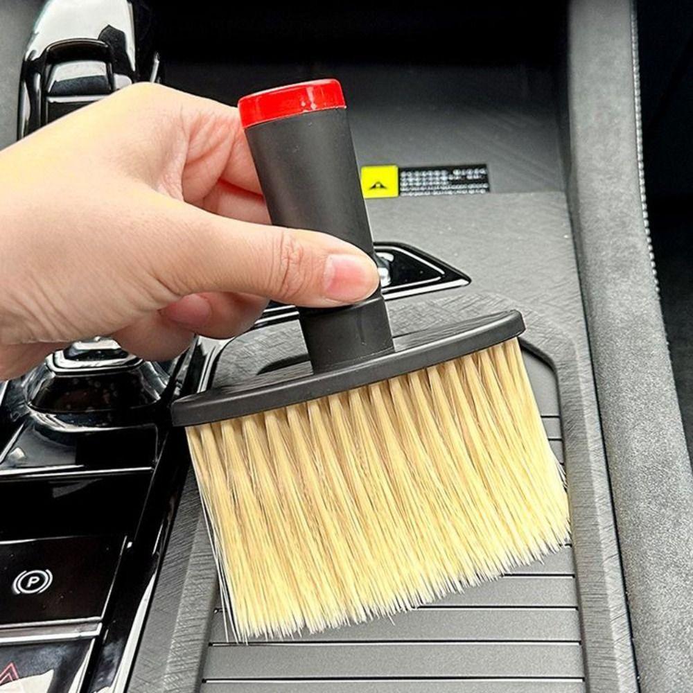 Deep Cleaning Car Dust Brush Thick Bristles Auto Air Outlet Gap Brush Car Cleaning Tool Chair