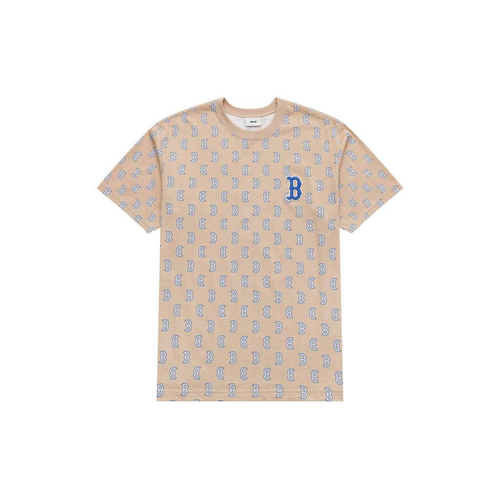 MLB Boston Red Sox T Shirt Unisex Light Sand Brown 3ATSM1133-43SAL