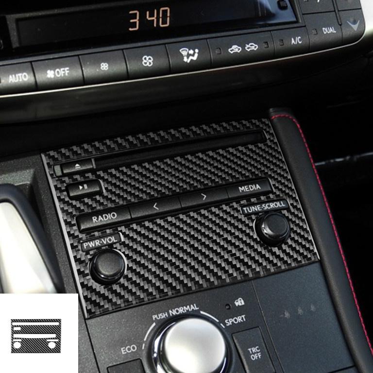 Ανθρακονήματα Για Lexus CT 2011-2017 Πίνακας Ελέγχου CD Κλιματισμού Πίνακας Ταχυτήτων Πίνακας Αέρα Αυτοκόλλητα αυτοκινήτου κάλυμμα Αυτοκίνητο