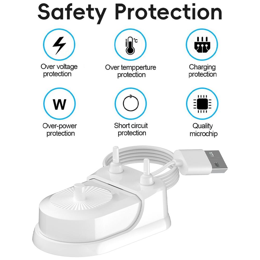 Náhradní nabíjecí základna pro elektrický zubní kartáček Philips, indukční nabíjecí stojan s držákem na uložení kartáčkových hlav pro Sonicare