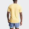 New Adidas T Shirt Men's Apricot Yellow IK4990