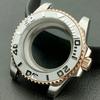 40mm Mechanical Watch Case for NH Series 35 36 38 Movement Yacht Design Style with Sapphire Crystal Watch Box Parts 7