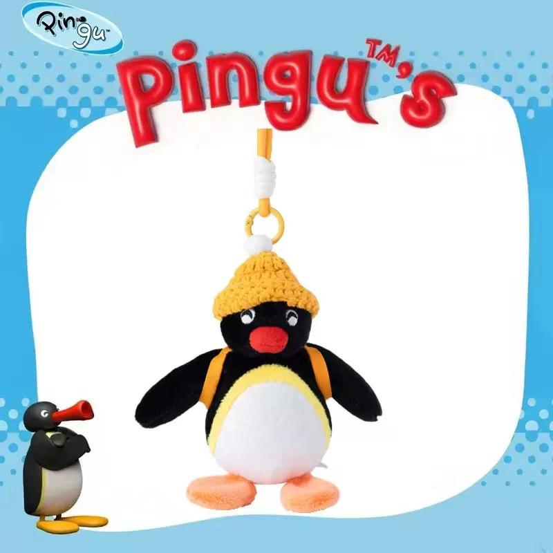 Portachiavi Peluche Pinguino Originale Bambola Ornamento per Zaini
