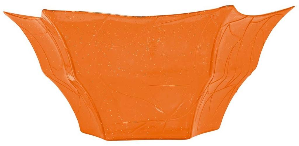 Orange Spider Web Bowl 30x14cm