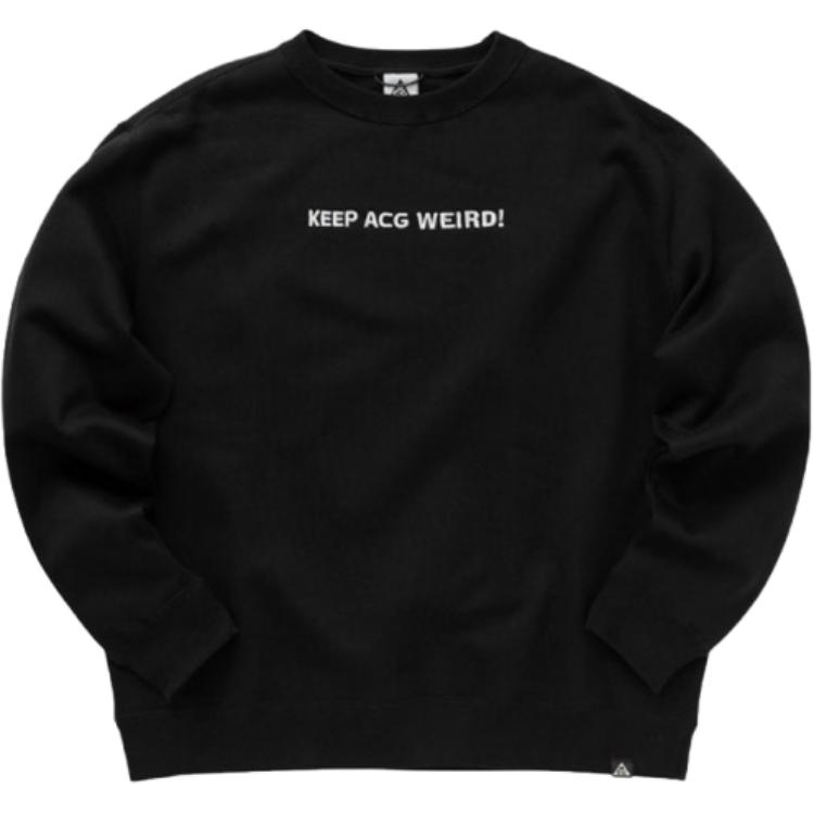 Nike Koszulka z długim rękawem i okrągłym dekoltem z nadrukiem Unisex Czarna FD9850-010