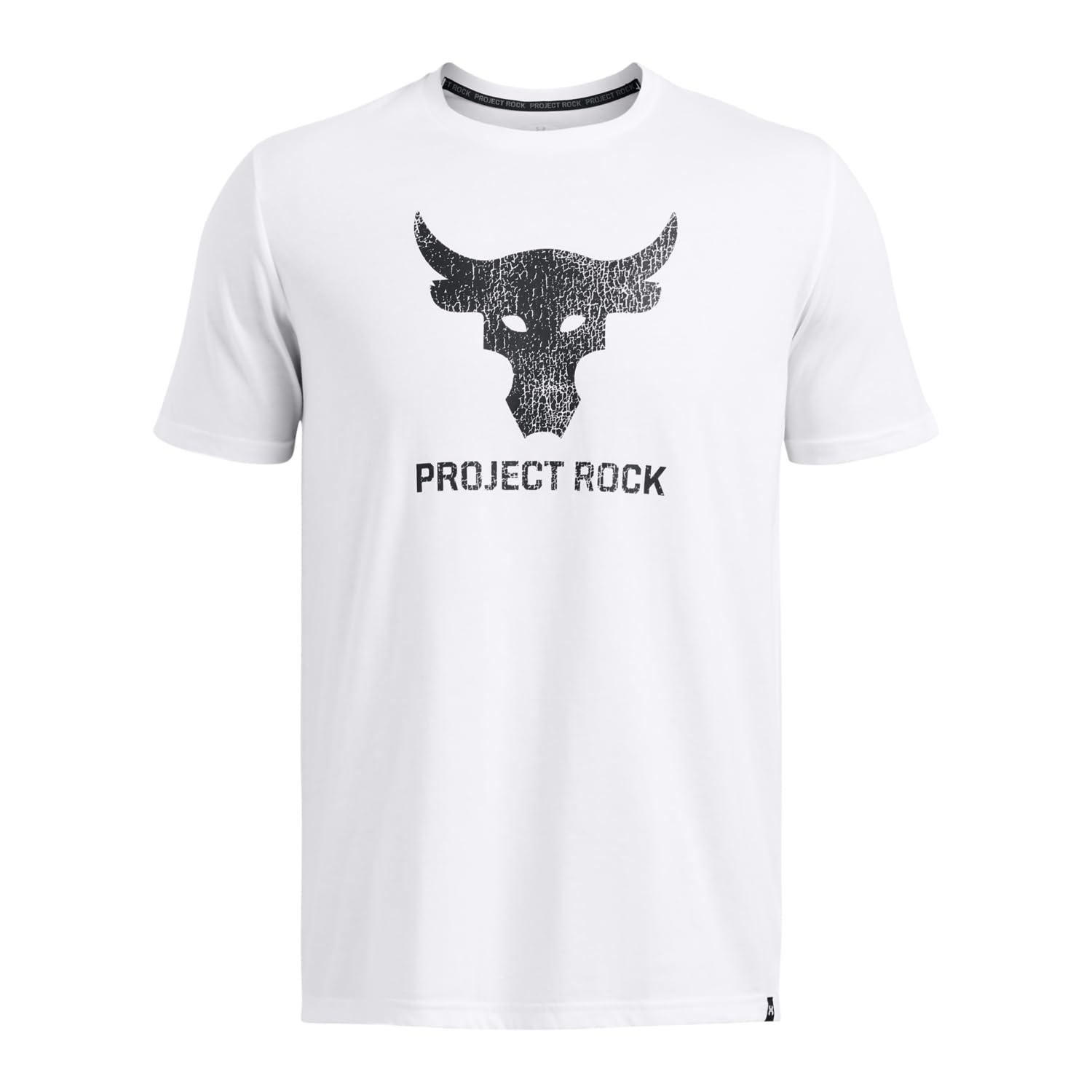 

Under Armour Футболка с коротким рукавом Project Rock Payoff Graphic, мужская, белая 1383191-100 2XL