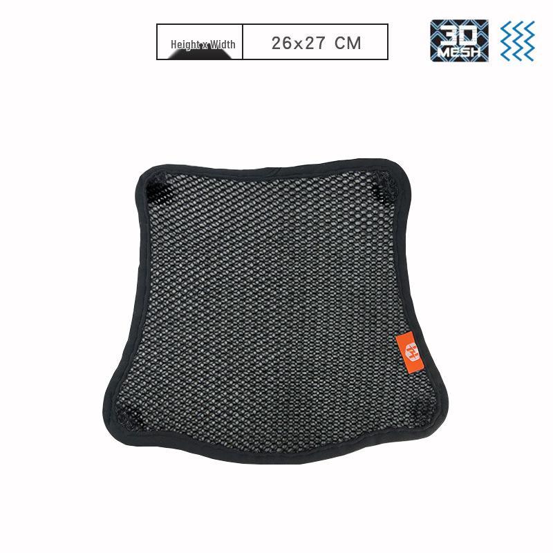 Breathable Motorcycle Seat Cover: Sun Protection & Heat Insulation Mesh Cushion for Cool Summer Comfort