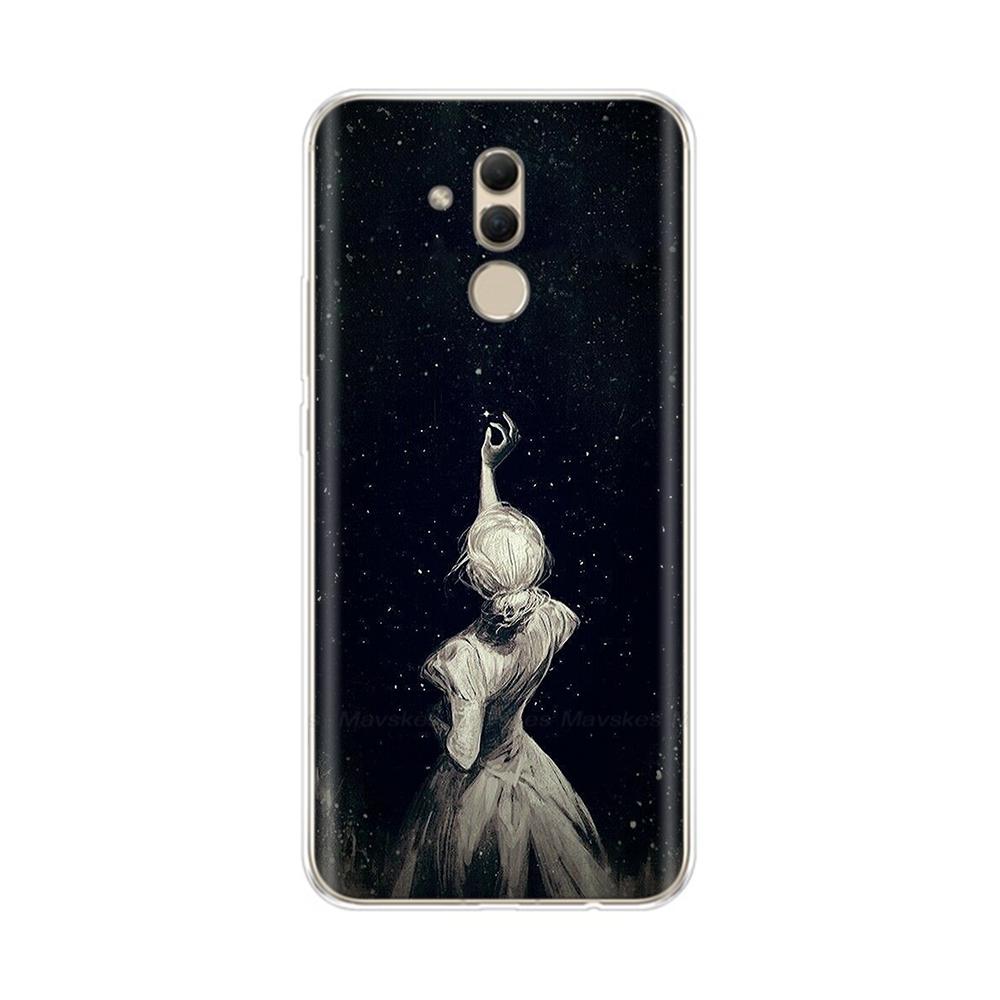 Silicone Case For Huawei Mate 20 Lite Silicon Soft TPU Case For Huawei Mate 20 Pro Mate20 Lite 20Lite SNE-LX1 Phone Cases Cover