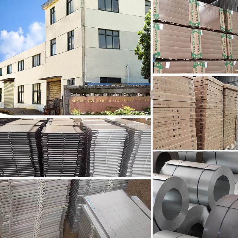 Aluminum Alloy Portable Folding Writing Board with Vertical Three-Fold Design