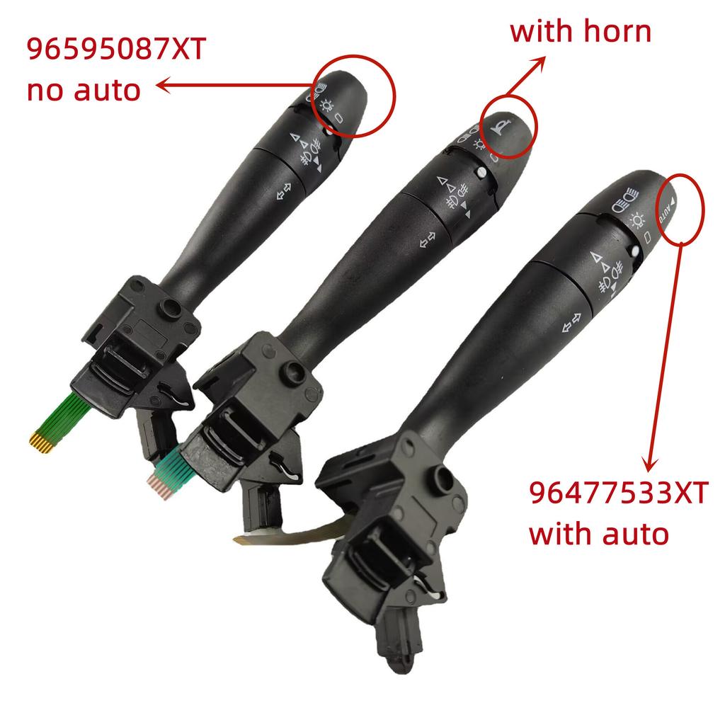 Autoblinkschalter Lenksäulenhupe Auto 96477533XT Für 1007 206 207 307 406 407 807 96595087XT 96608841XT