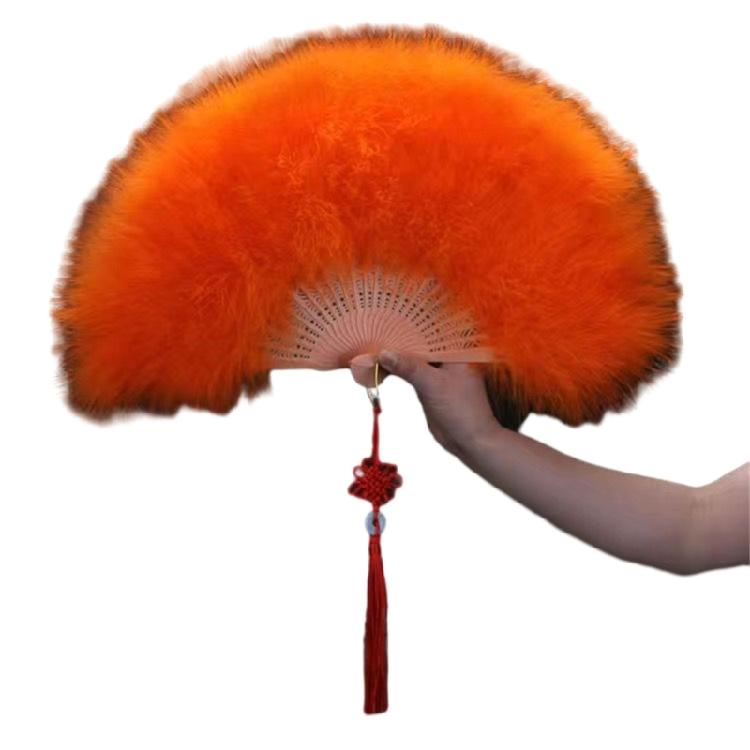 Fashionable Womens’ Feather Fan TrendyDesigns 1920s Vintage Fans Various Color