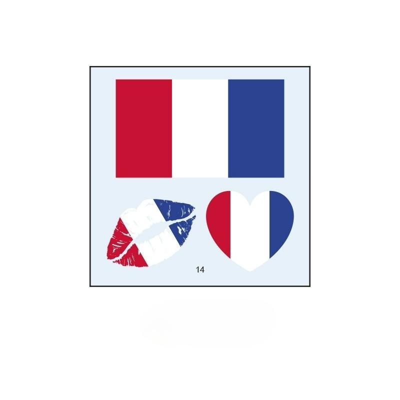 10PCS New World Cup Flag Tattoo Stickers Football Game Games Tattoo Stickers Makeup Face Stickers