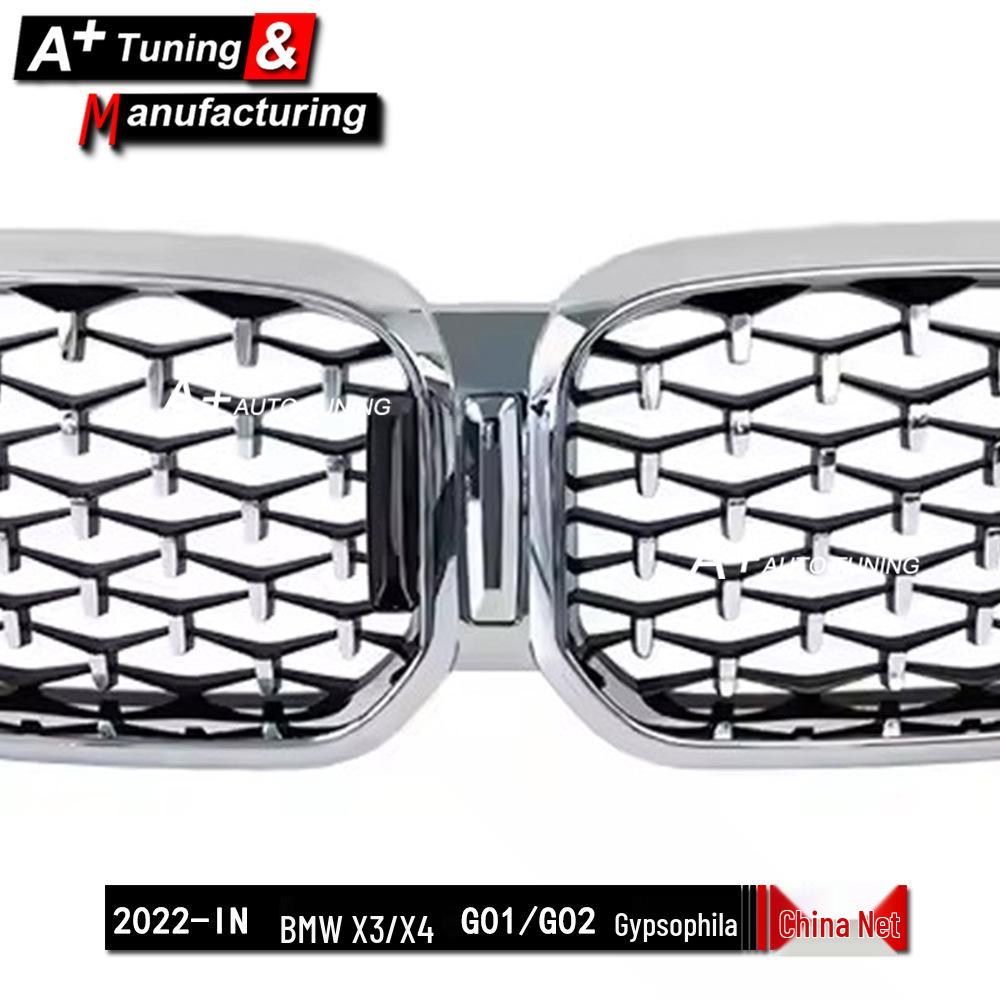 Chrome Star Style Grille for BMW X3 G01/X4 G02 2022