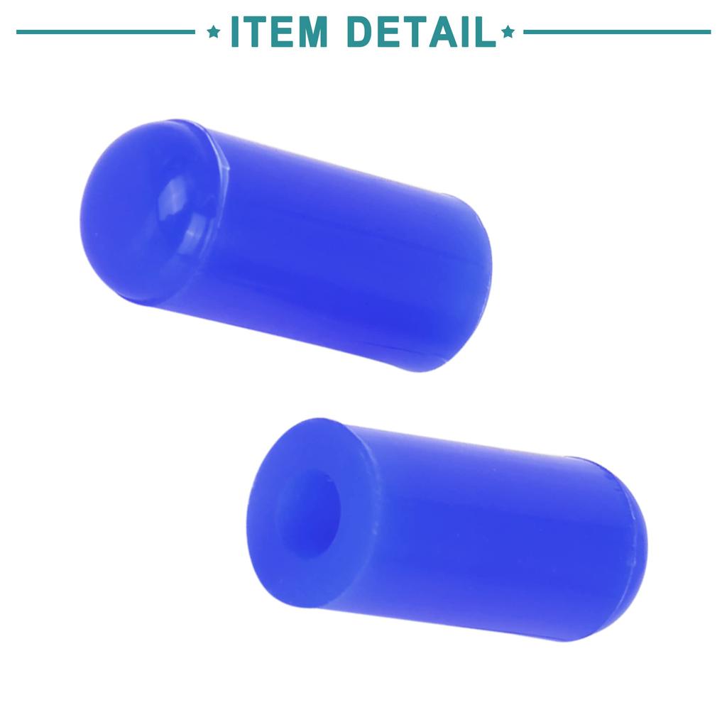 ACROPIX Silicone Blanking Cap Intake Vacuum Hose Tube Endven 4mm Blue 8pcs
