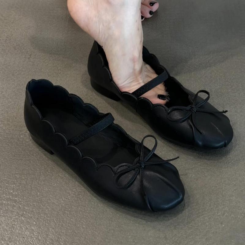 Bow Women Loafers Shoes Flats Shallow Soft Sport Shoes Autumn Sneakers 2025 New Trend Dress Designer Chaussure Femme