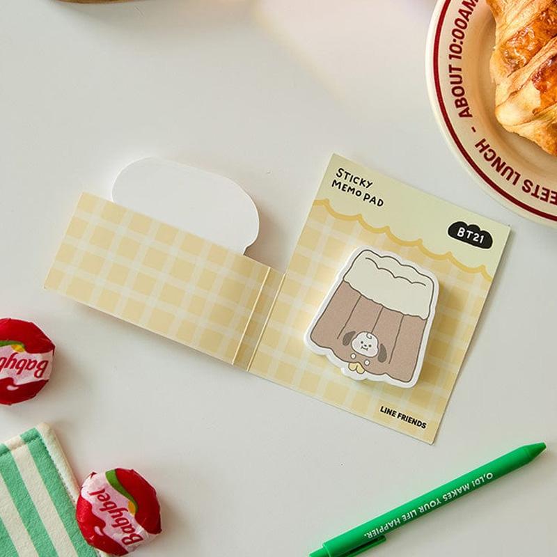 BT21 Baby Bakery Sticky Memo Pad (8 Options)