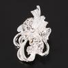 Studded Crystal Chic Elegant Rhinestone Dancing Swan Brooch Pin Wedding Jewelry Exquisite Elegant Women All-Match Jewelry