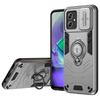 For Motorola Moto G54 5G Case PC+TPU Kickstand Phone Cover Slide Lens Shield