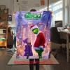 Christmas Gift Comedy Movie How the Grinch Stole Christmas Blanket Home Warming, Four Season Bed Decoration Sofa Cover Flannel Throwing Blanket K13