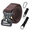 Elastic Tactical Nylon Belt with Alloy Buckle, Popular for Outdoor Use, Customizable Size