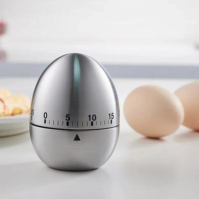 Küchenzubehör Edelstahl Eieruhr Küchentimer Alarm Aufwärts-Abwärts-Zähler 60-Minuten-Countdown Kochtimer