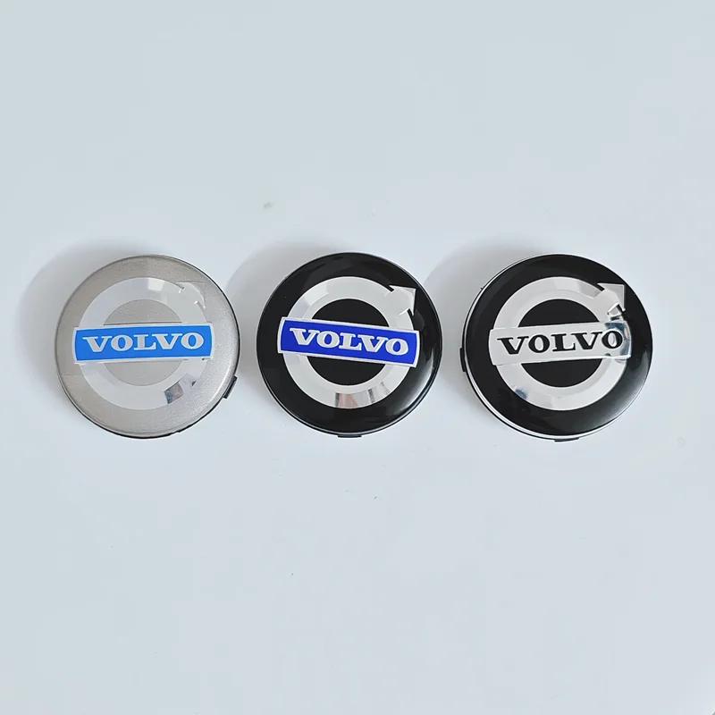 4Pcs 62mm is suitable for Volvo XC90 C70 V50 automobile hub center cover logo cover luxury hub cover auto parts decoration. JF3