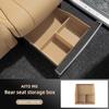 For AITO M8 5Seat 2025 2026 Under Seat Storage Box Bag Car Accessories Drawer Type Organizer Storage Lower Box Tray
