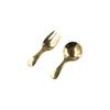 2pcs/set with Box Cutlery Set Spoon Fork Kit Dinnerware Set Flatware Portable Tableware  Outdoor