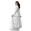 Miyake Plus Size Women's Pleated Lace-Trim Dress - African, European, American Fashion Casual Style