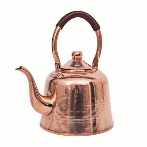 NIGOE Copper Kettle, Pure Copper, Handmade Copper Teapot, Pure Copper Coffee Pot, Large Capacity, Traditional Craft, Handmade, Direct Heat Safe, Suita