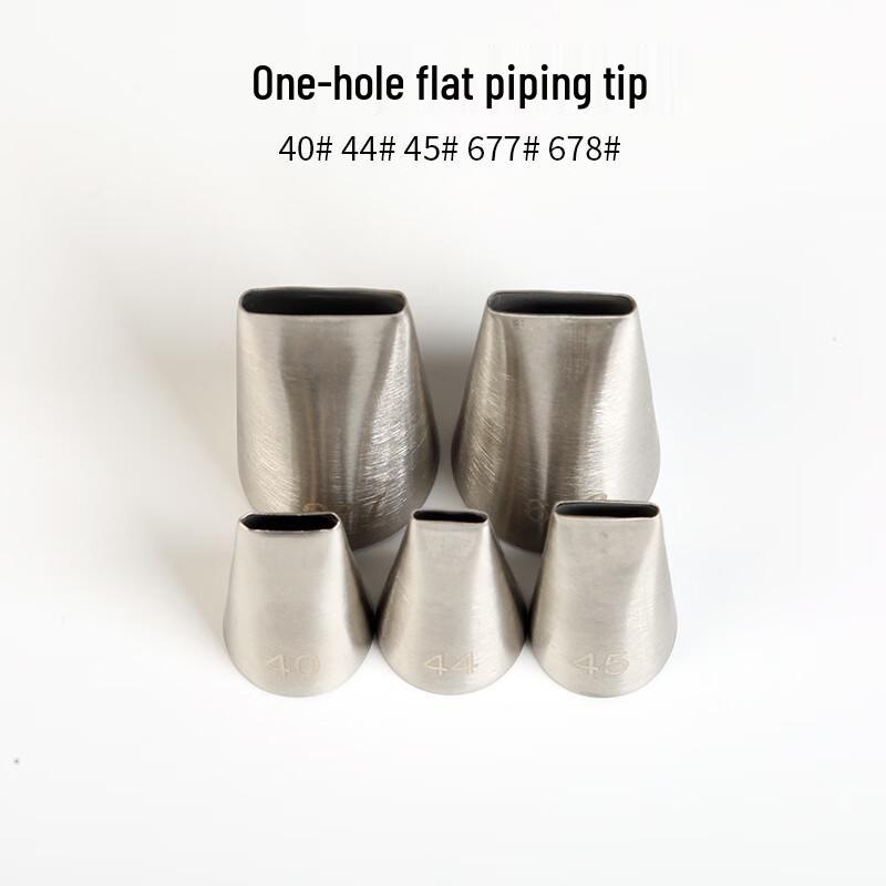 Ruhan Stainless Steel Flat Piping Nozzle Set