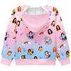 36380 Kids Girls KATSEYE Printed Long Sleeves Hooded Zipper Coat Jacket